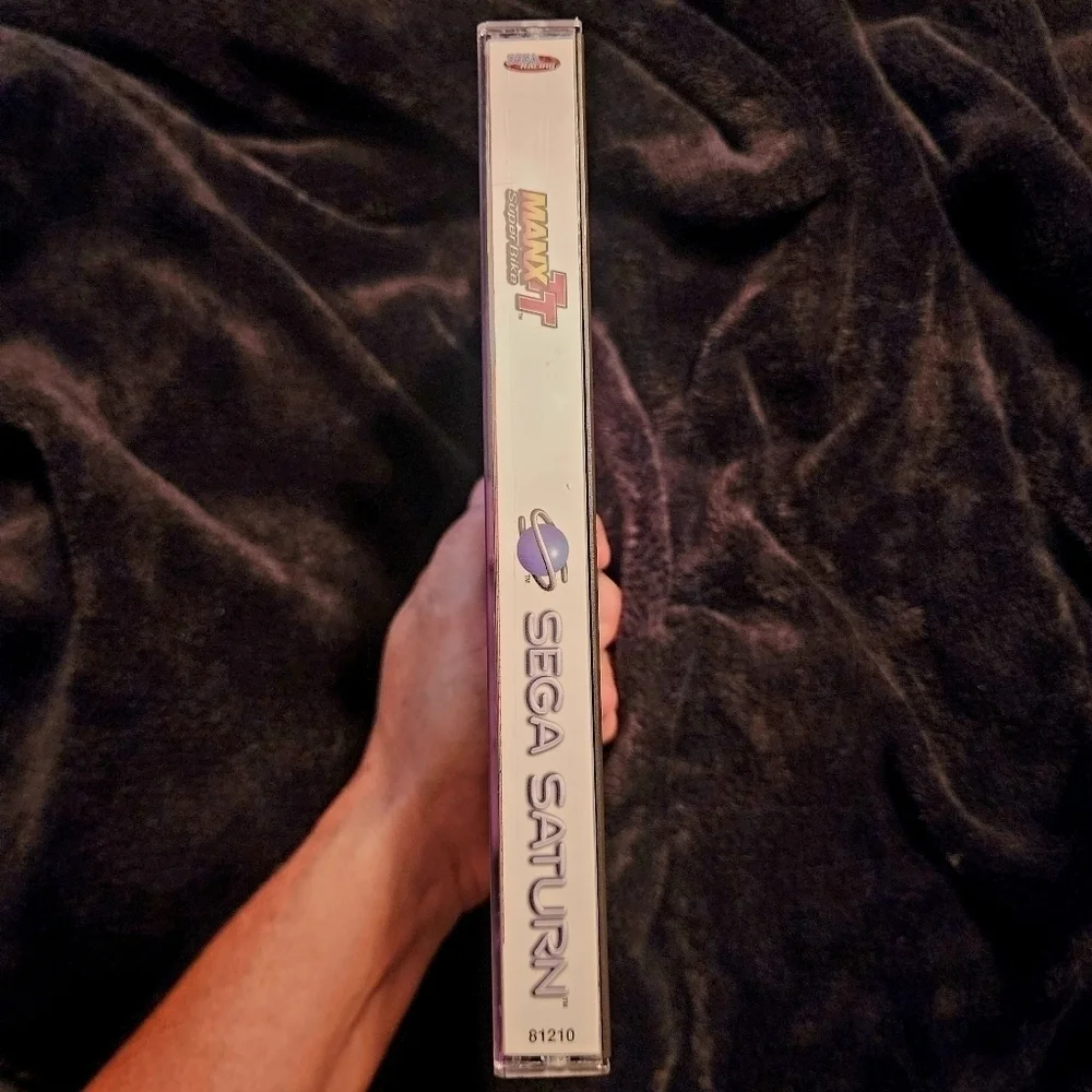 Vintage 1997 Sega Saturn Manx TT Super Bike Racing Video Game Rated K-A Everyone